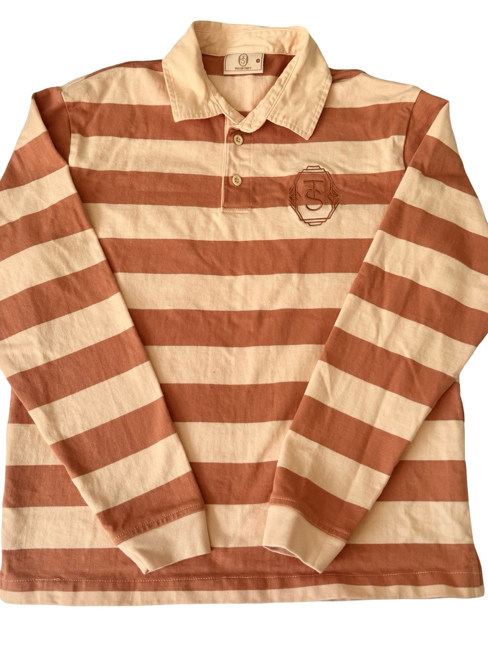 Taylor Swift Women’s The Life Of A Showgirl Long Sleeve Rugby T-Shirt Size S